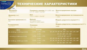 1-мес контактные линзы МКЛ TOTAL30 for astigmatism 3линзы