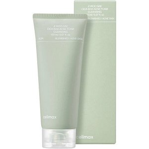 Очищающая пенка с BHA-кислотой и центеллой Ji Woo Gae Cica BHA Acne Foam Cleansing, 150мл