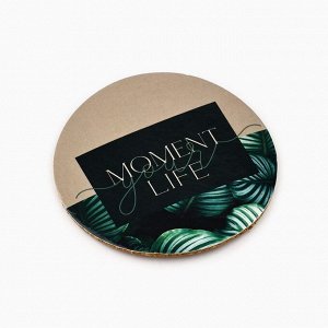 Ваза для цветов с подставкой Moment пластиковая, 18.5x6 см