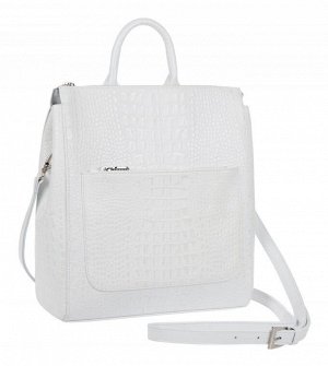 Рюкзак-сумка женский Franchesco Mariscotti1-3624к л кайман2 бел