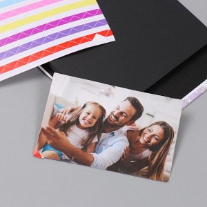 Фотоальбом на кольцах 25 листов Keep memories «Создавай особенные моменты», с наклейками, золото, 19?27?3 см