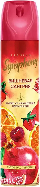 Освежитель воздуха Вишневая сангрия SYMPHONY 300мл