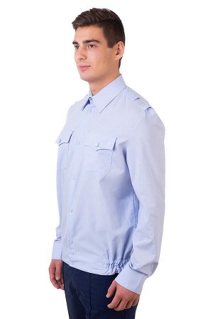 Мужская рубашка сотрудника ПОЛИЦИИ с длинным рукавом ГОСТ