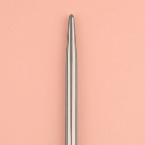 Спицы круговые, для вязания, с металлическим тросом, d=4 мм, 14/80 см