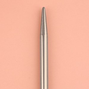 Спицы круговые, для вязания, с металлическим тросом, d=4.5 мм, 14/80 см