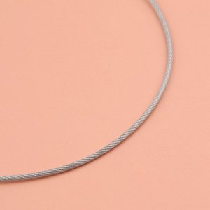 Спицы круговые, для вязания, с металлическим тросом, d=4.5 мм, 14/80 см