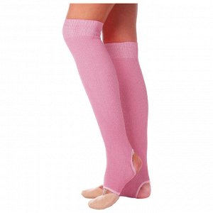 Гетры для танцев №5, без носка и пятки, L= 50 см, цвет розовый