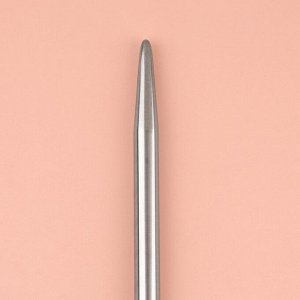 Спицы для вязания, прямые, d=4.5 мм, 35 см, 2 шт.