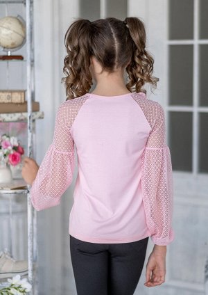 Грезе блузка трикотажная розовый