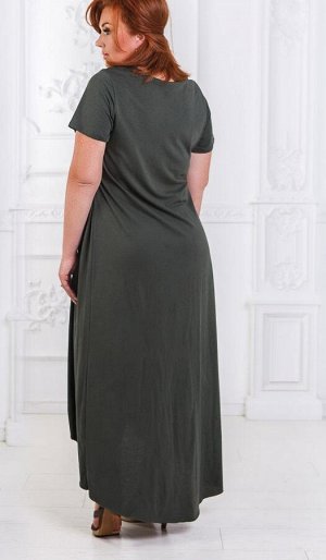 Длинное асимметричное платье РД-1513