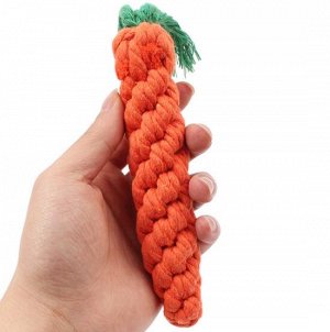 Игрушка - морковь для животных