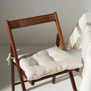 Сидушка SL HOME Direction, 42x42 см, лён 100%, 180 г/м²
