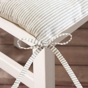 Сидушка SL HOME Direction, 42x42 см, лён 100%, 180 г/м²