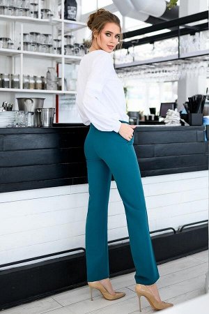 Классические прямые женские брюки КД-41246