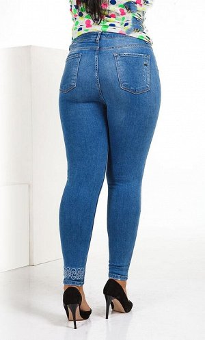 Женские джинсы с подворотом КД-3122