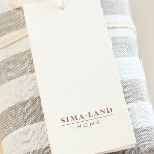 Дорожка SL HOME Strict line 40x142±3 см, лён 100%, плотность 180 г/м²