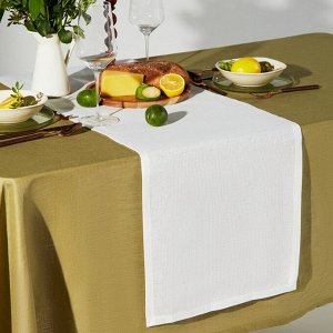 Дорожка SL HOME Facile, 40x142±3 см, лён 100%, 210 г/м²