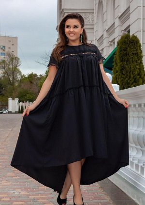 Платье, цвет: черный