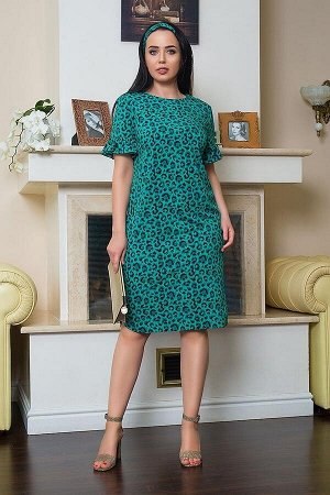 Платье с леопардовым принтом МШ-6203