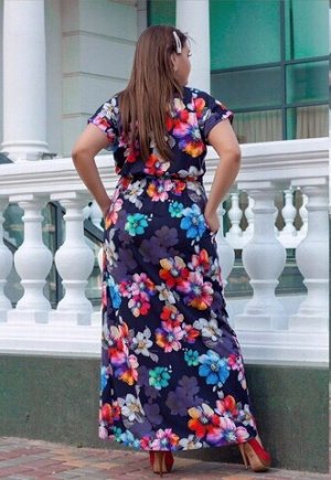 Длинное платье халат ВШ-667-1