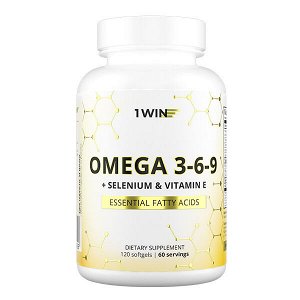 Omega 3-6-9 с селеном и витамином Е, 120 капсул