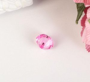Sapphire Бусины для творчества пластик &quot;Кристалл-многогранник розовый&quot;
