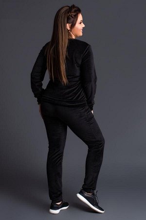 Черный спортивный костюм женский ОР-5137