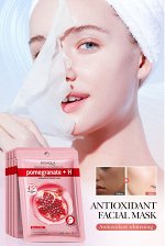 Восстанавливающая тканевая маска для лица с экстрактом граната Bioaqua