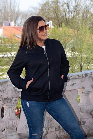 Замшевая женская куртка РН-894-1