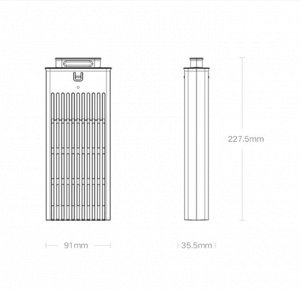 Сменный фильтр для аквариума Xiaomi Smart Fish Tank MYG100 20L (2шт)