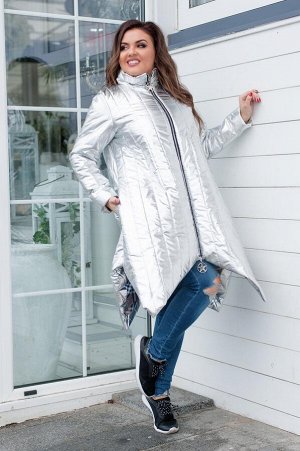 Асимметричное пальто АБ-1228