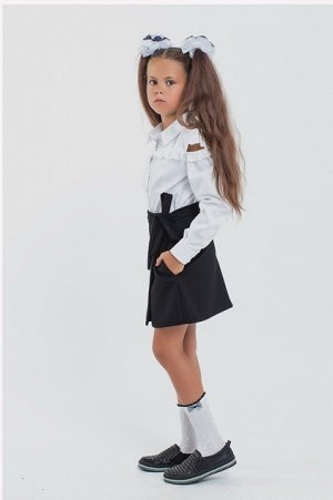 Школьная блузка белая ДС-3-160