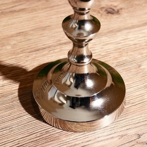 Подсвечник металл на 1 свечу «Классика», 8х8х22 см