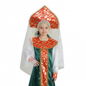 Карнавальный костюм "Хозяйка медной горы" для девочки, рост 110-116 см