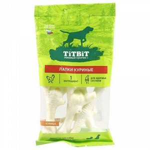 Titbit Лакомство для собак Лапки куриные мягкая.упаковка 45г