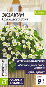 Цветы Экзакум Принцесса Вайт/Сем Алт/цп 3 шт. НОВИНКА