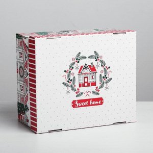 Складная коробка Sweet home, 30 - 24.5 - 15 см