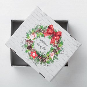 Складная коробка Hello, winter, 30 - 24.5 - 15 см