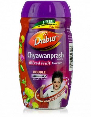 Чаванпраш Дабур с фруктовым вкусом (иммуномодулятор) Dabur Chyawanprash Mixed Fruit Flavour 500 гр.