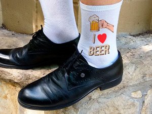 Мужские носки I love Beer
