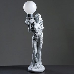Лампа интерьерная "Восточная красавица" серый камень 100см