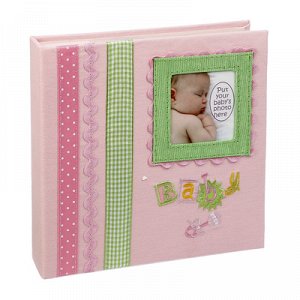 Фотоальбом на 180 фото 10х15 см Innova "Детские воспоминания" розовый подарочная упаковка