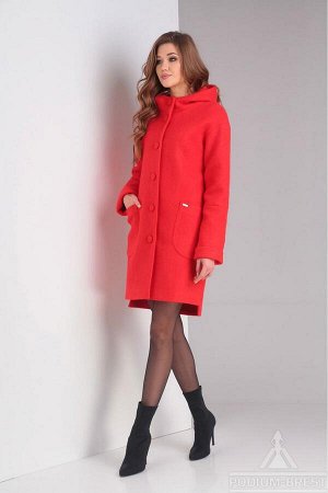 пальто Diomant 1370 Красный
