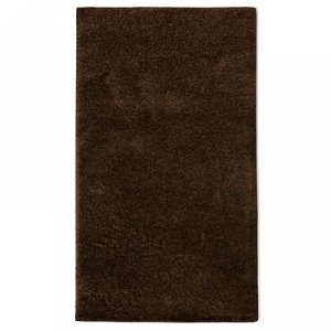 Ковер Шегги 80х150 см, коричневый, ПП 100%