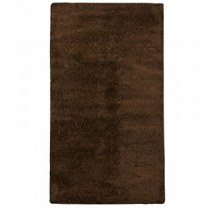Ковер Шегги 100х200 см, коричневый, ПП 100%