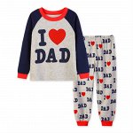 Пижама для мальчиков I love dad (я люблю папу)