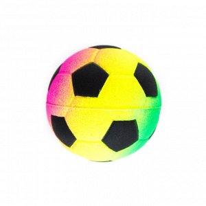 Игрушка для собак "Радужный мяч", ? 6 см,  цветной