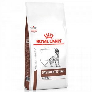 Royal Canin для собак Vet Gastro Intestinal Low Fat проблем пищеварения1,5кг