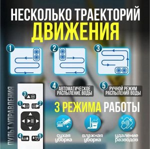 Робот для мойки окон Electro Order со сменными салфетками 10 шт., робот мойщик окон.