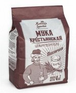 Мука Крестьянская пшеничная цельнозерновая 2 кг.